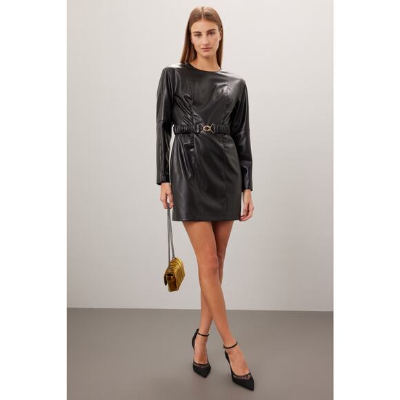 Ronny Kobo x RTR Belted Mini Dress - Picture 5 of 5